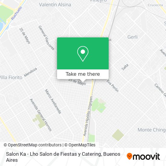 Salon Ka - Lho Salon de Fiestas y Catering map