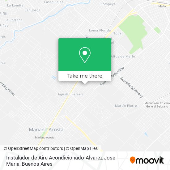 Instalador de Aire Acondicionado-Alvarez Jose Maria map