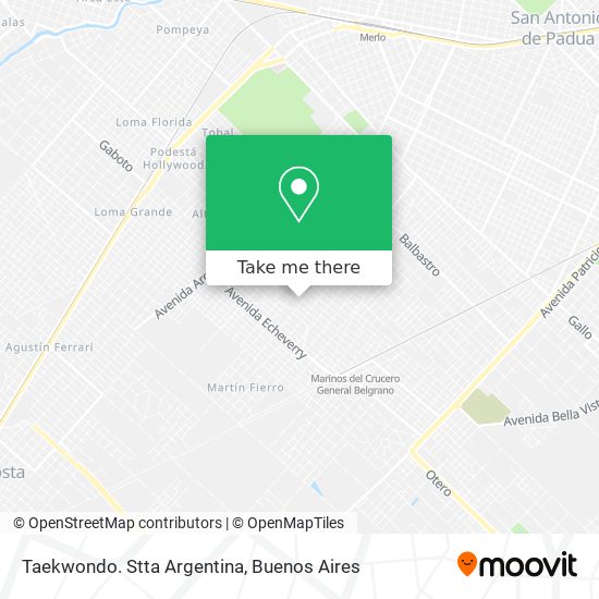 Mapa de Taekwondo. Stta Argentina
