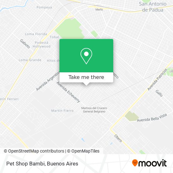 Pet Shop Bambi map