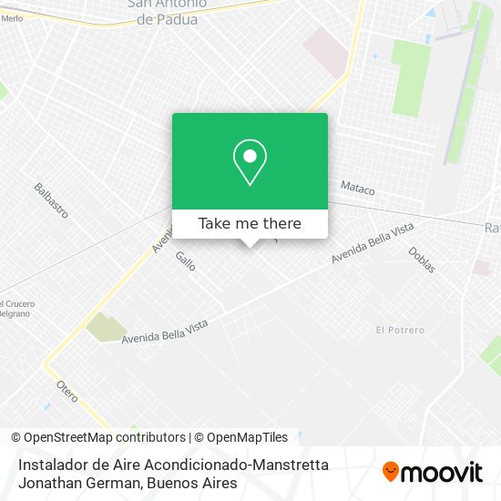 Instalador de Aire Acondicionado-Manstretta Jonathan German map