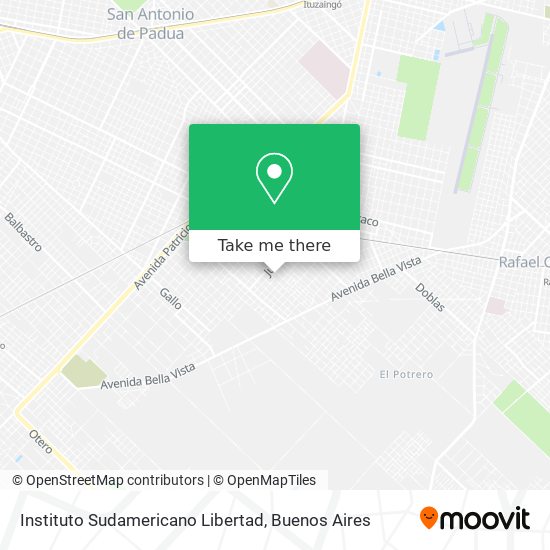 Instituto Sudamericano Libertad map