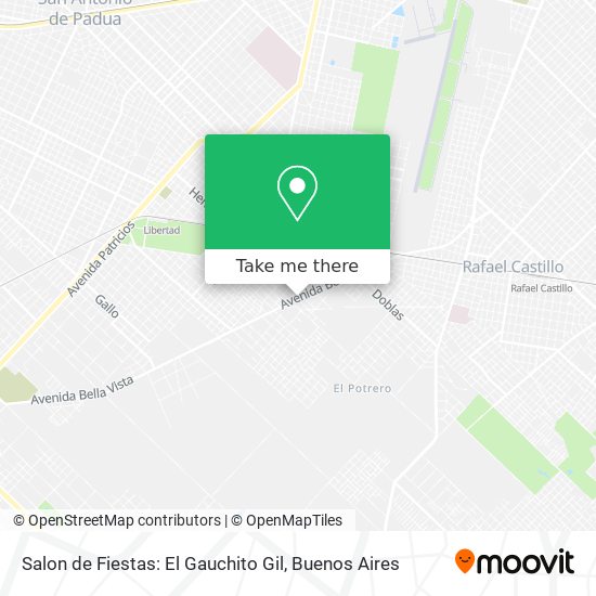 Salon de Fiestas: El Gauchito Gil map