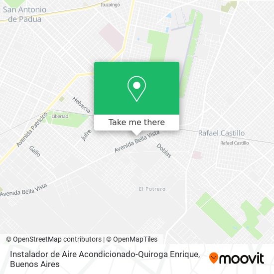 Instalador de Aire Acondicionado-Quiroga Enrique map