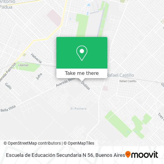 Escuela de Educación Secundaria N 56 map