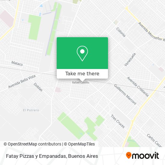 Fatay Pizzas y Empanadas map