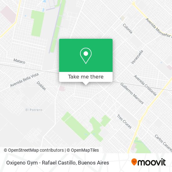 Oxigeno Gym - Rafael Castillo map