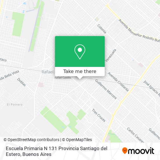 Escuela Primaria N 131 Provincia Santiago del Estero map