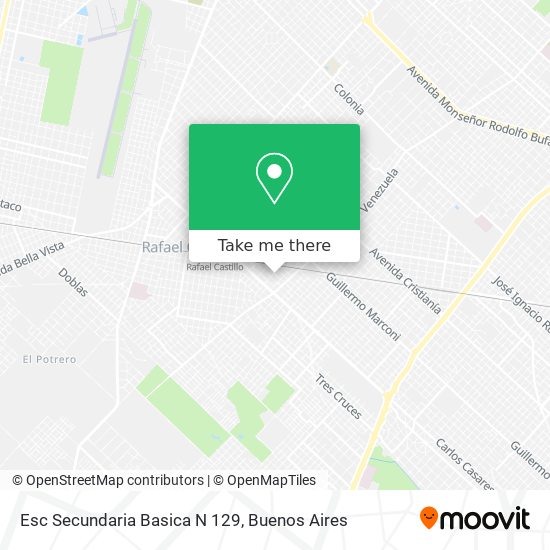 Mapa de Esc Secundaria Basica N 129