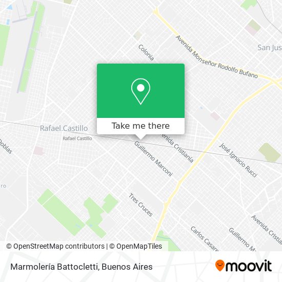 Marmolería Battocletti map