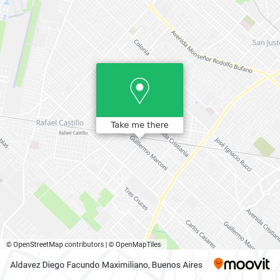 Aldavez Diego Facundo Maximiliano map