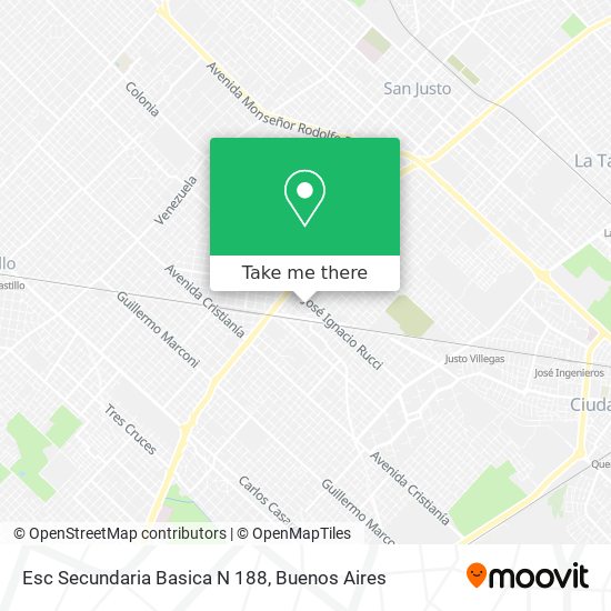 Esc Secundaria Basica N 188 map
