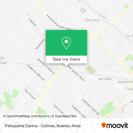 Peluquería Canina - Colotas map