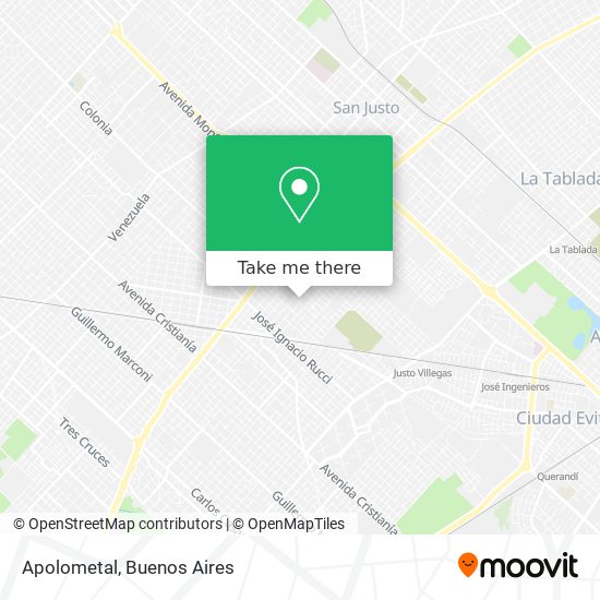 Mapa de Apolometal