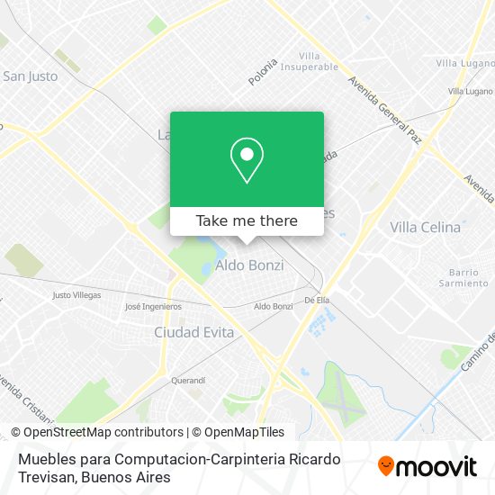 Mapa de Muebles para Computacion-Carpinteria Ricardo Trevisan