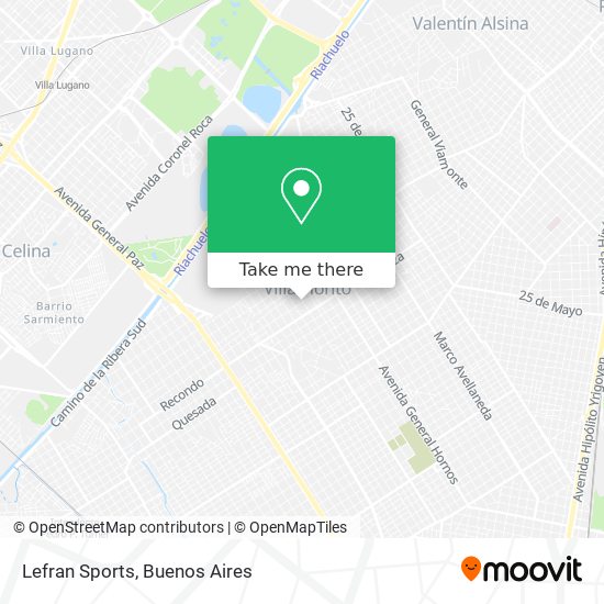 Lefran Sports map