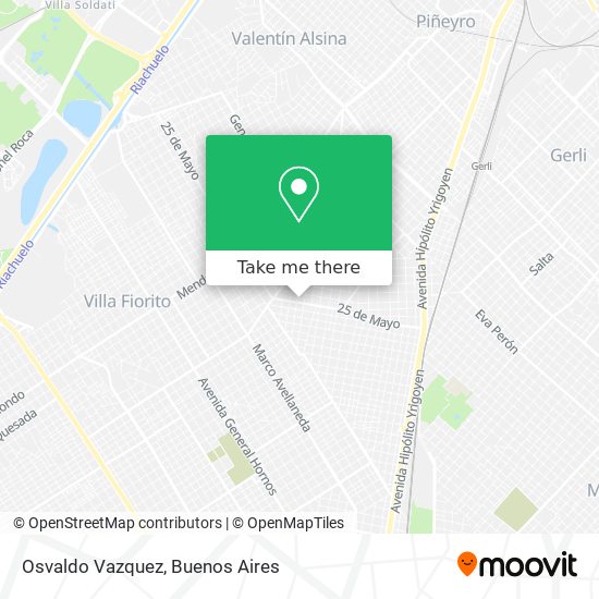 Mapa de Osvaldo Vazquez