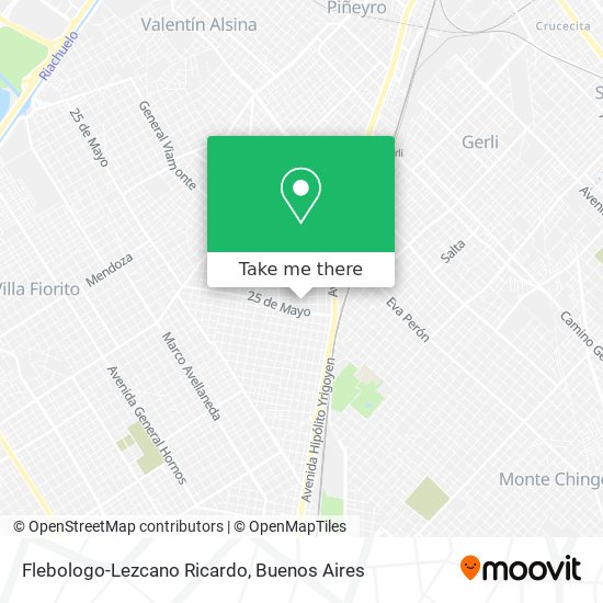 Mapa de Flebologo-Lezcano Ricardo