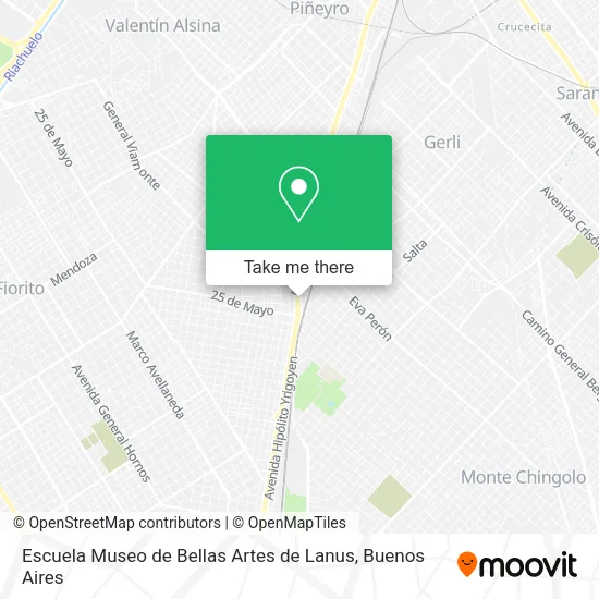 Escuela Museo de Bellas Artes de Lanus map