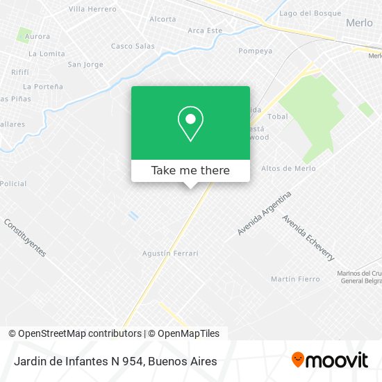 Jardin de Infantes N 954 map