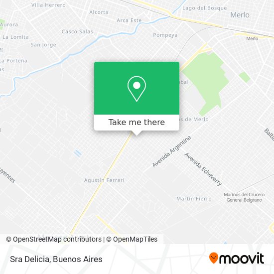 Sra Delicia map