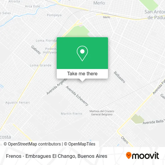 Frenos - Embragues El Chango map