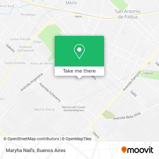 Maryha Nail's map