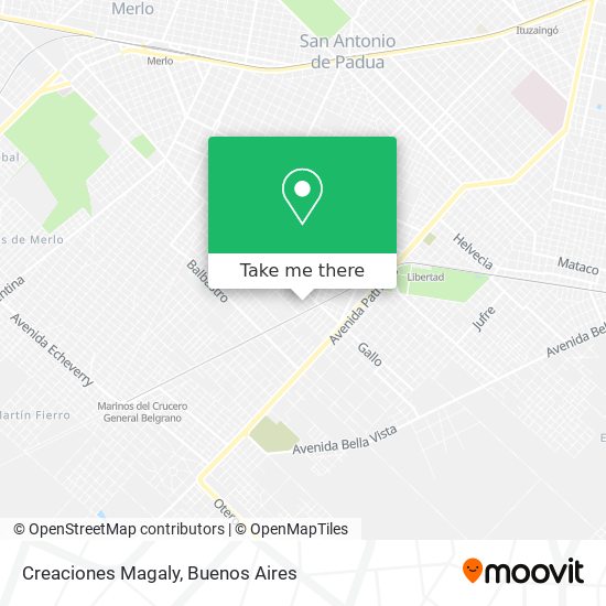 Creaciones Magaly map