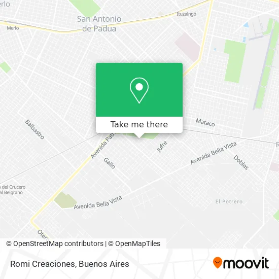 Romi Creaciones map