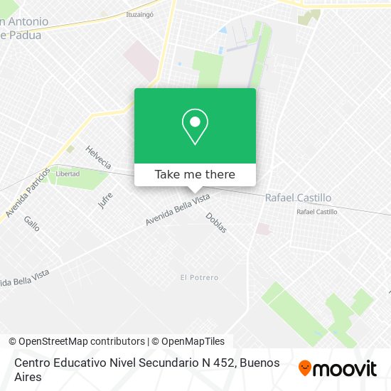 Centro Educativo Nivel Secundario N 452 map
