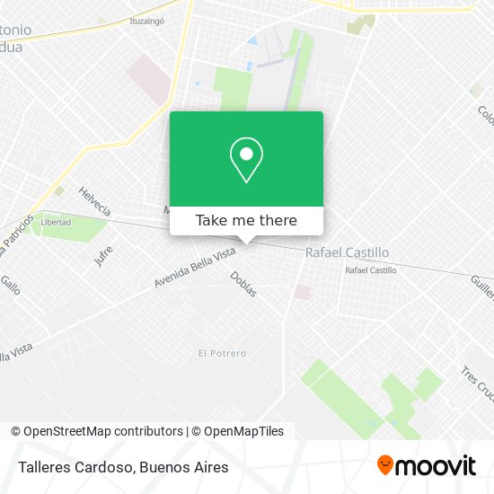 Mapa de Talleres Cardoso