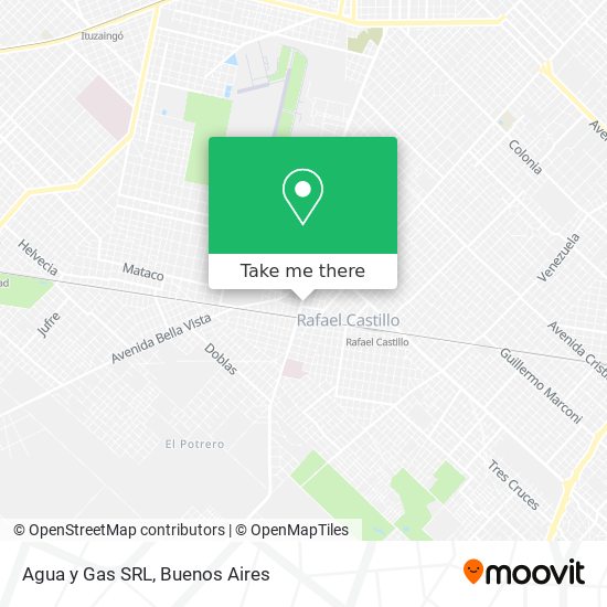 Agua y Gas SRL map