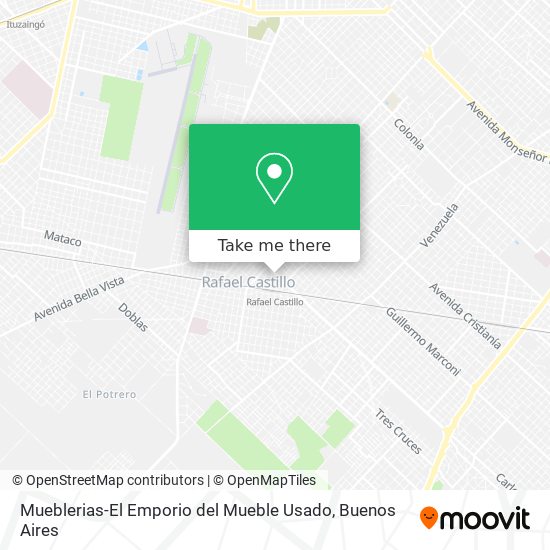 Mueblerias-El Emporio del Mueble Usado map