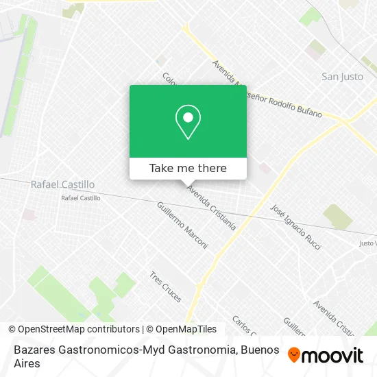 Mapa de Bazares Gastronomicos-Myd Gastronomia
