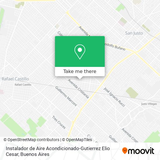 Instalador de Aire Acondicionado-Gutierrez Elio Cesar map