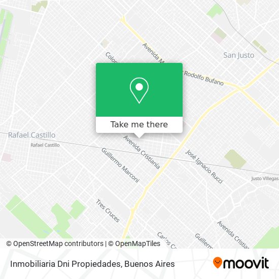 Inmobiliaria Dni Propiedades map