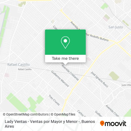 Lady Ventas - Ventas por Mayor y Menor - map