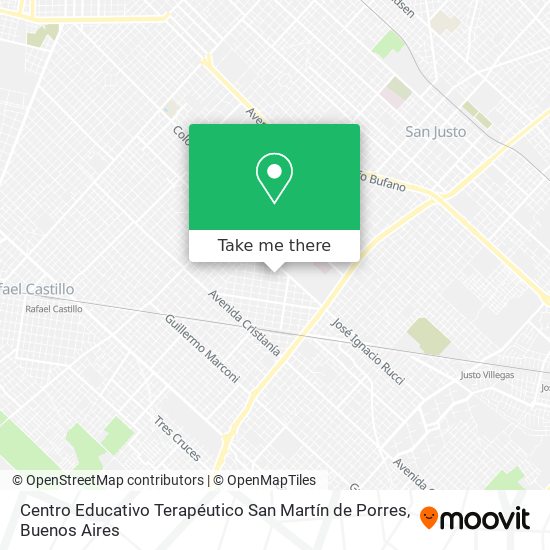 Centro Educativo Terapéutico San Martín de Porres map