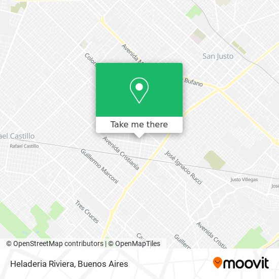 Mapa de Heladeria Riviera