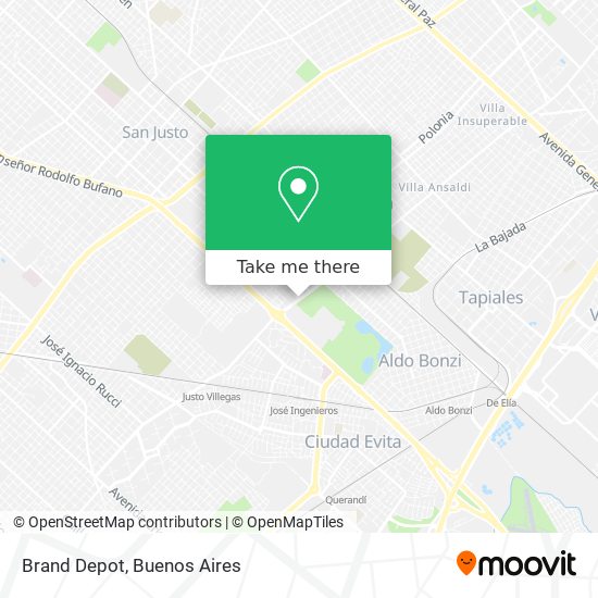 Brand Depot map