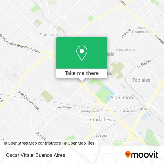 Oscar Vitale map