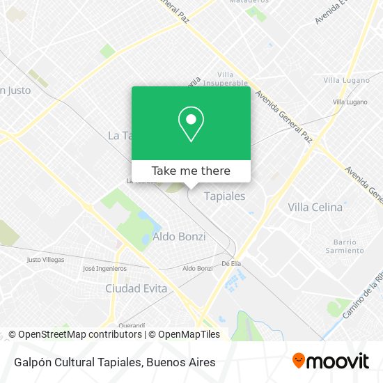 Galpón Cultural Tapiales map