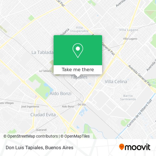 Don Luis Tapiales map