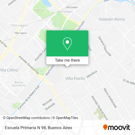 Escuela Primaria N 98 map