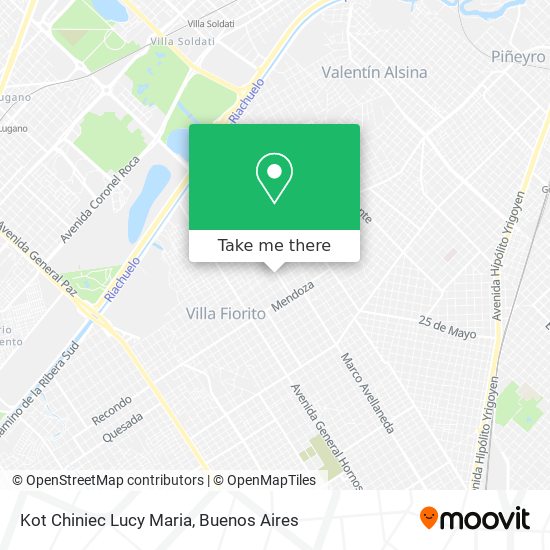 Kot Chiniec Lucy Maria map