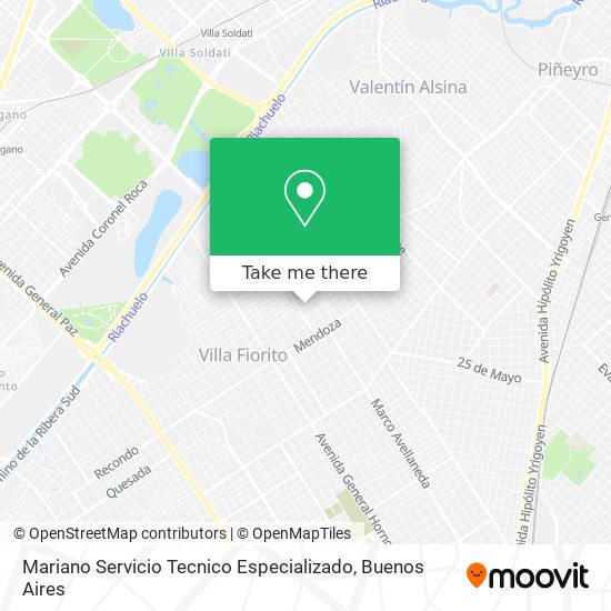 Mariano Servicio Tecnico Especializado map