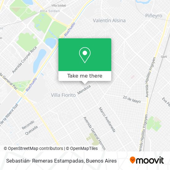 Mapa de Sebastián- Remeras Estampadas