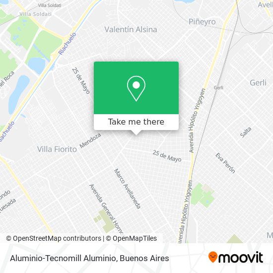Aluminio-Tecnomill Aluminio map