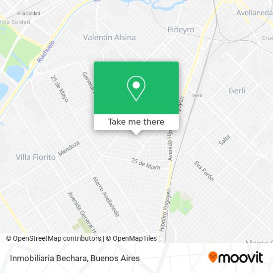 Inmobiliaria Bechara map