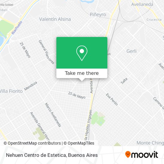 Nehuen Centro de Estetica map
